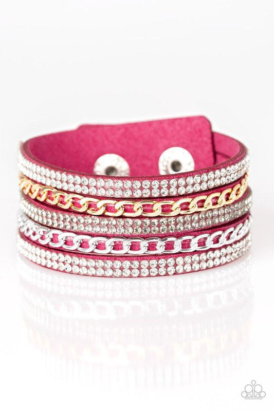Fashion Fiend (Pink Bracelet) by Paparazzi Accessories