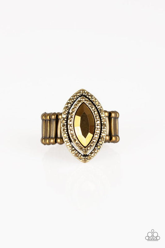 Modern Millionaire (Brass Ring) by Paparazzi Accessories