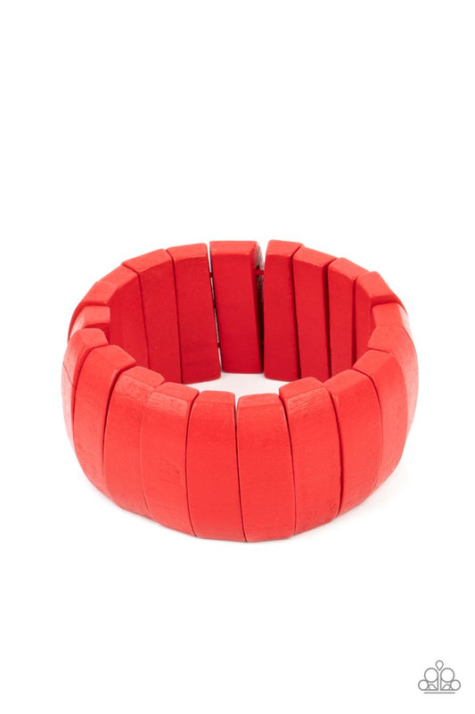 Raise The Barbados (Red Bracelet) by Paparazzi Accessories