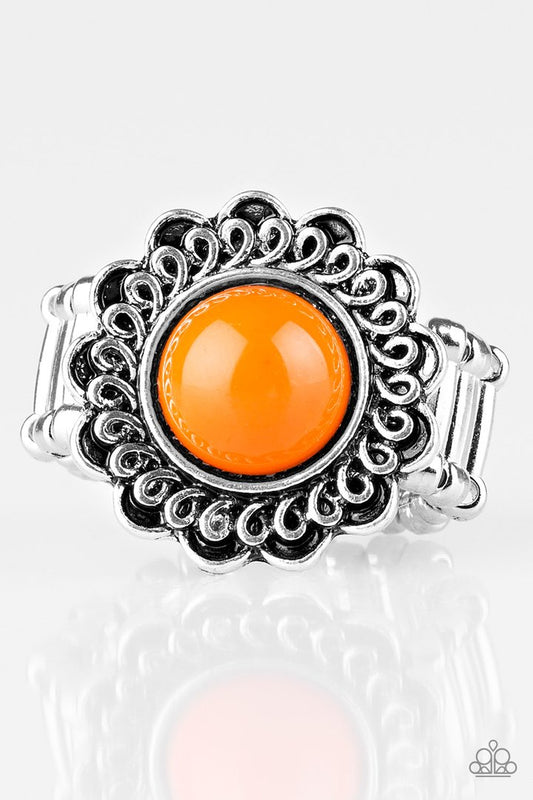 Garden Stroll (Orange Ring) by Paparazzi Accessories