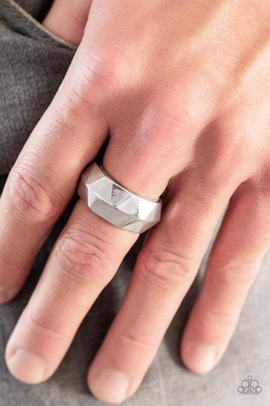 Industrial Mechanic (Men's Silver Ring) by Paparazzi Accessories