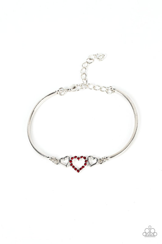Cupid's Confessions (Red Bracelet) by Paparazzi Accessories