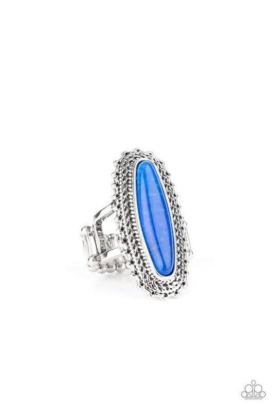 Mystical Mecca (Blue Ring) by Paparazzi Accessories