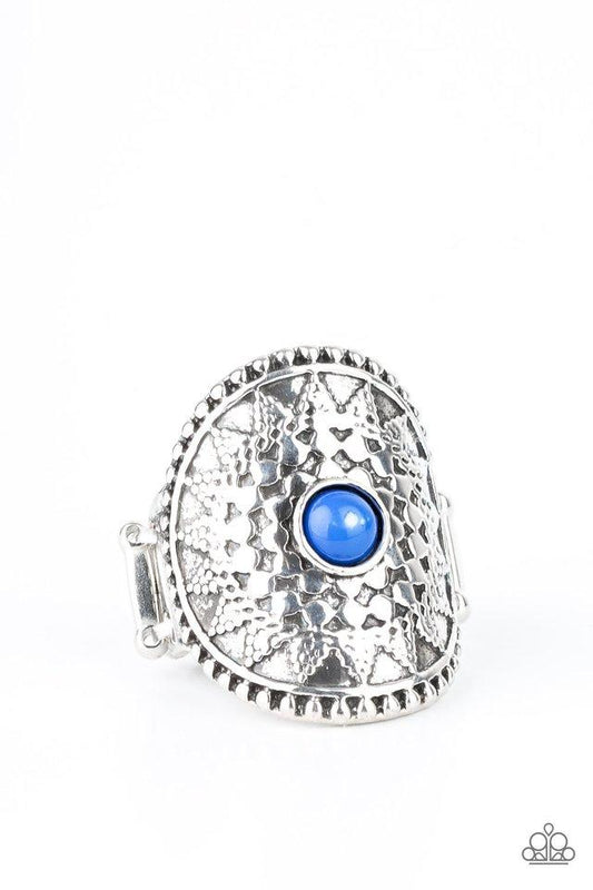 Mojave Rays (Blue Ring) by Paparazzi Accessories