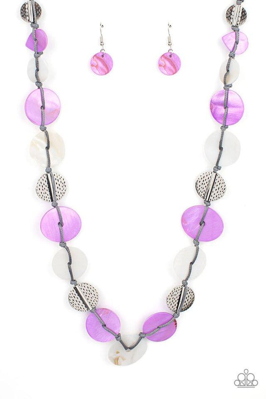 Seashore Spa (Purple Necklace) By Paparazzi Accessories