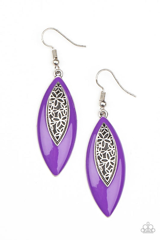 Venetian Vanity (Purple Earrings) by Paparazzi Accessories