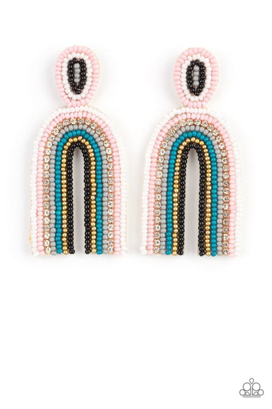 Rainbow Remedy (Multicolored Earrings) by Paparazzi Accessories