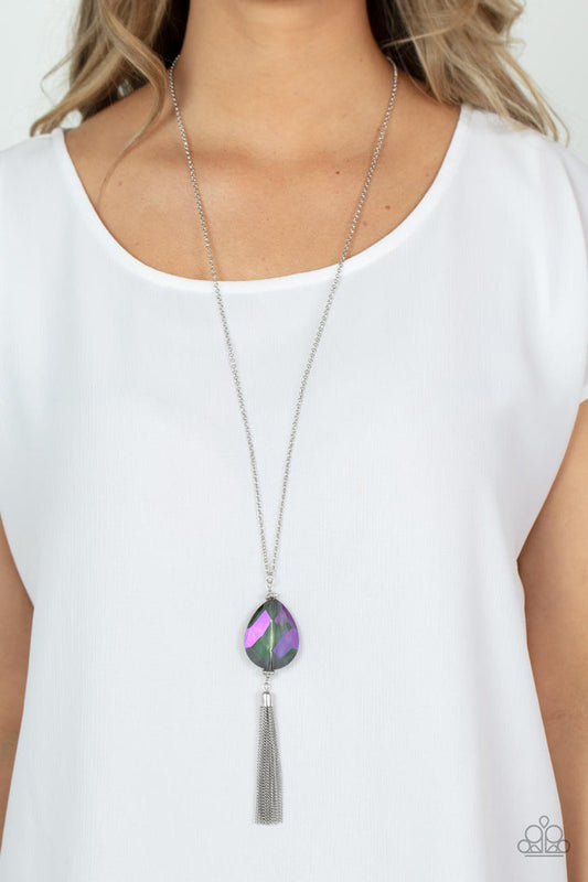 Interstellar Solstice (Purple Necklace) by Paparazzi Accessories