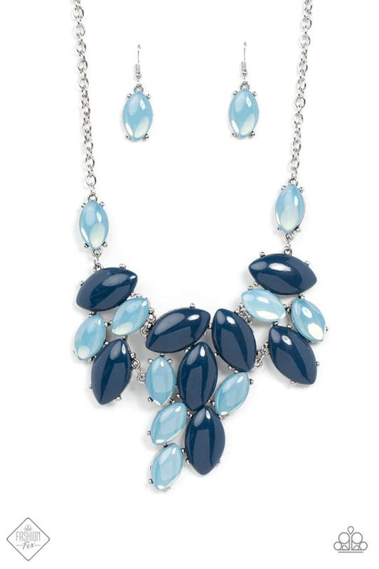 Date Night Nouveau (Blue Necklace) by Paparazzi Accessories