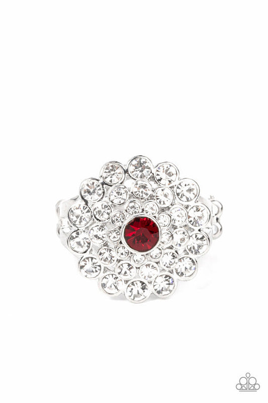 Effervescent Crescendo (Red Ring) by Paparazzi Accessories
