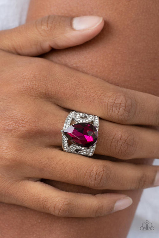 Kinda A Big Deal (Pink Ring) by Paparazzi Accessories
