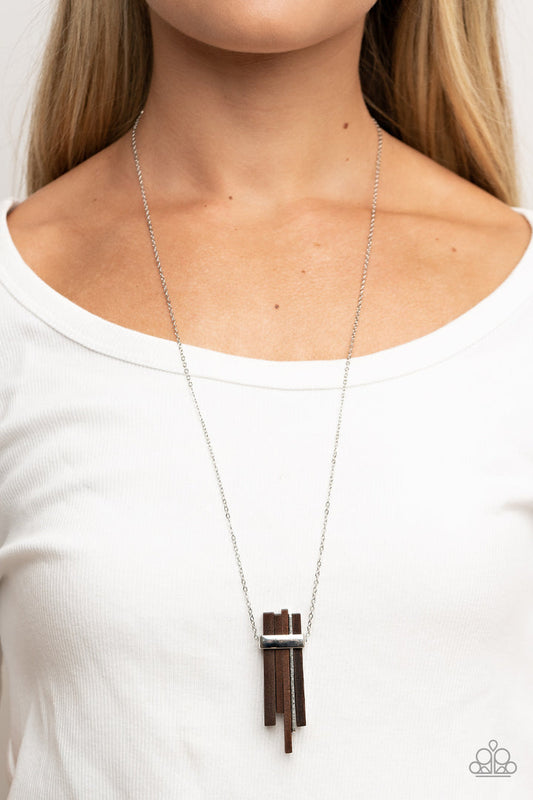 Cayman Castaway (Brown Necklace) by Paparazzi Accessories
