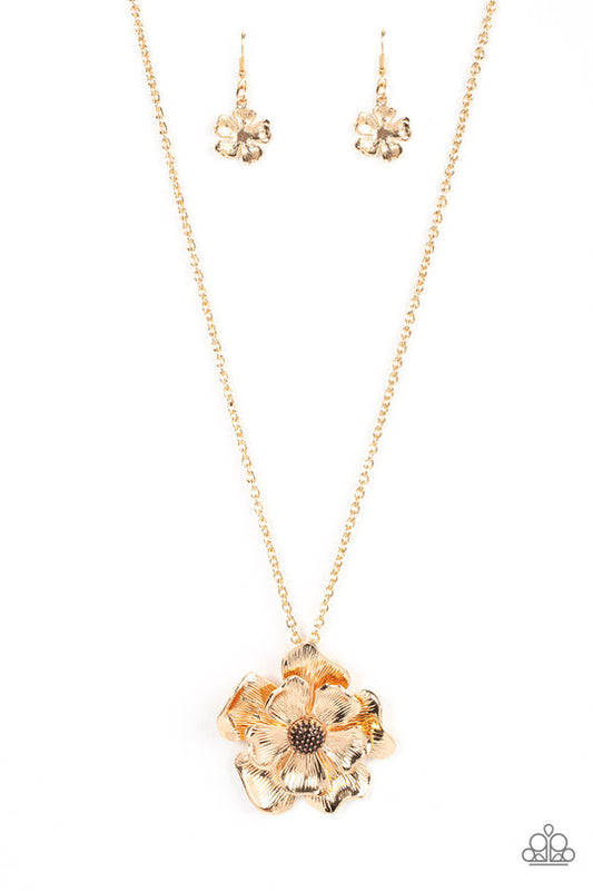 Homegrown Glamour (Gold Necklace) by Paparazzi Accessories