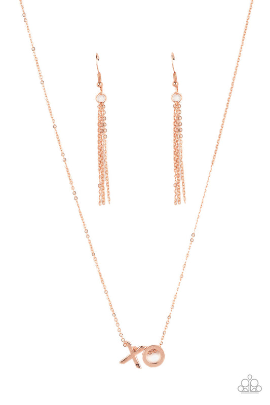 Hugs And Kisses (Copper Necklace) by Paparazzi Accessories
