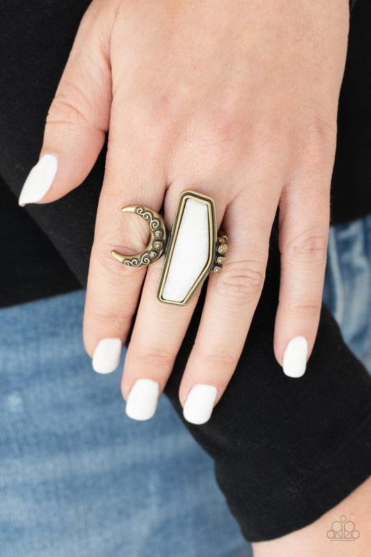 Cosmic Karma (Brass Ring) by Paparazzi Accessories