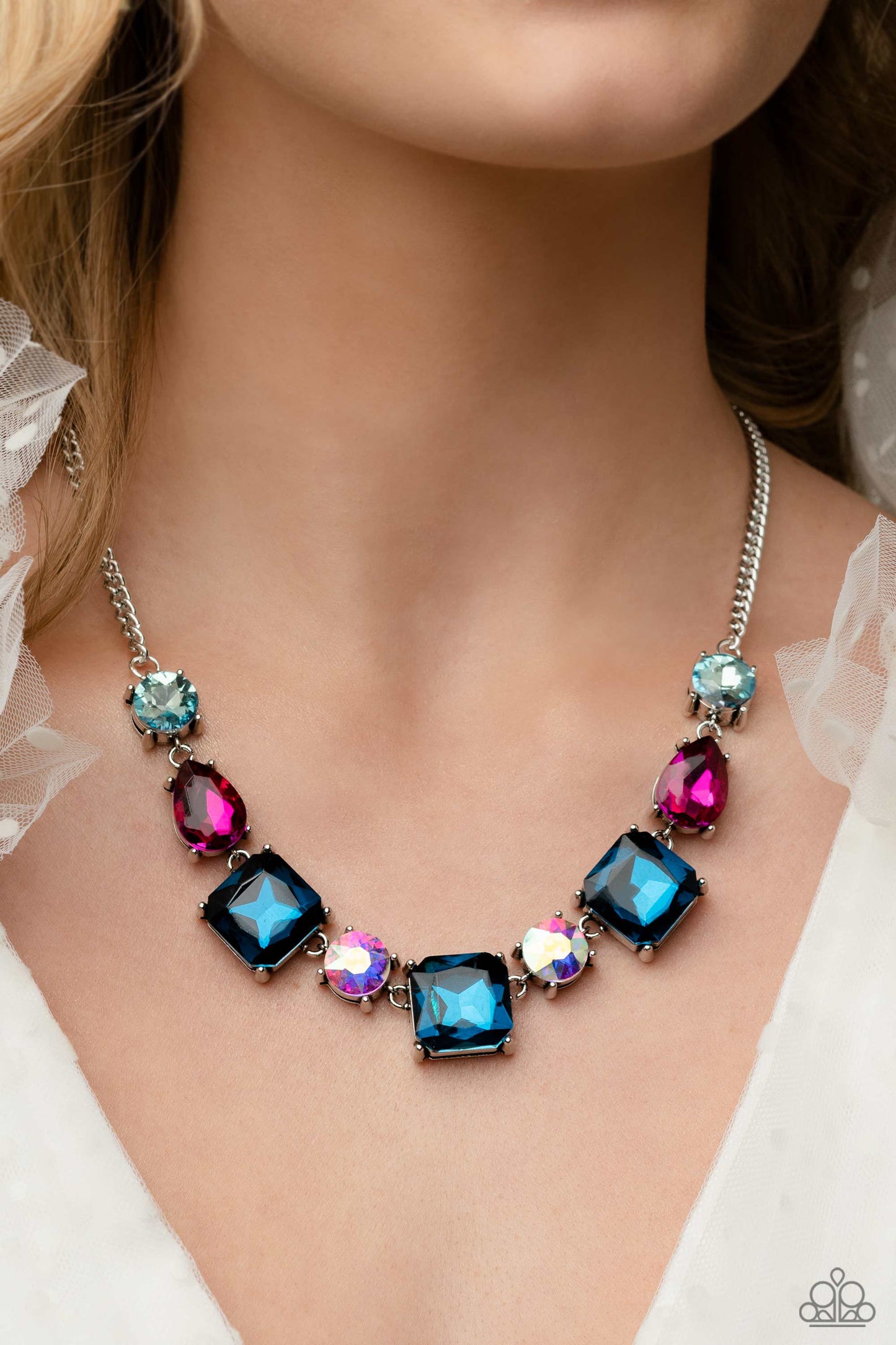 Elevated Edge (Multicolored Necklace) by Paparazzi Accessories