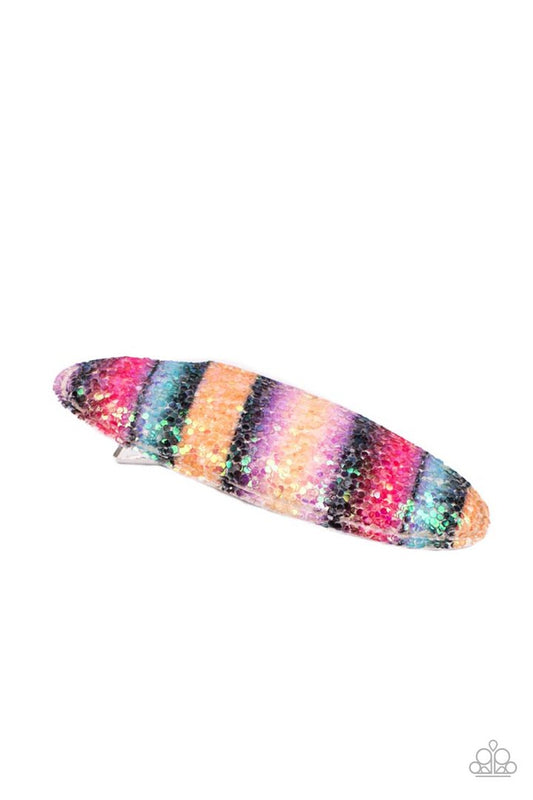 Rainbow Pop Summer (Multicolored Hair Clip) by Paparazzi Accessories
