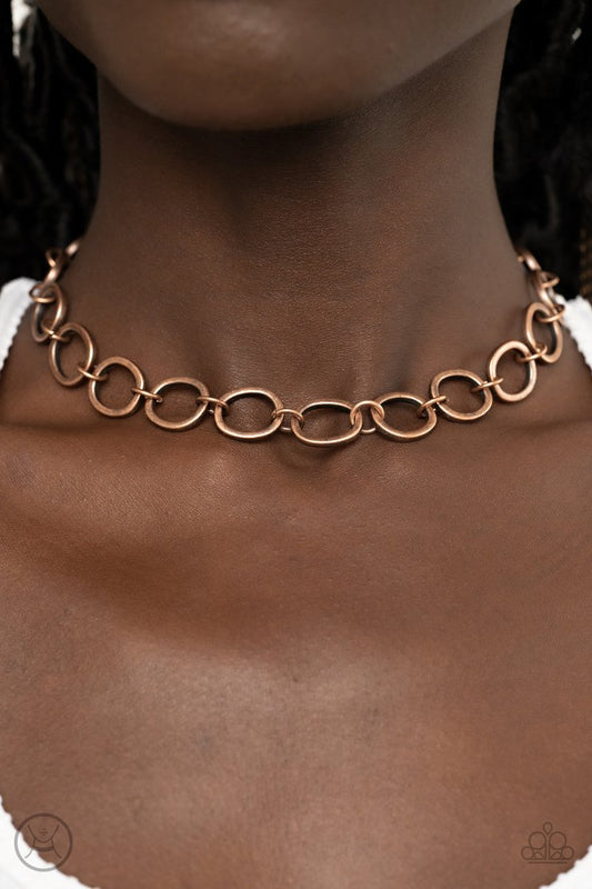 90's Nostalgia (Copper Necklace) by Paparazzi Accessories