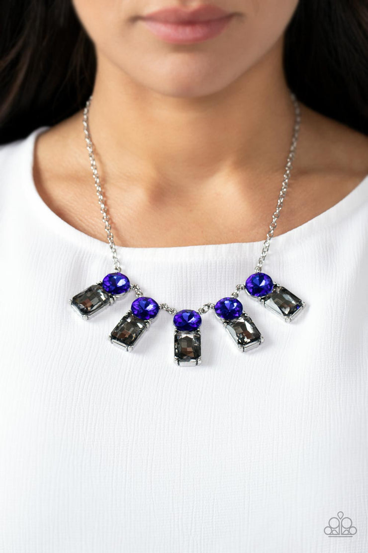 Celestial Royal (Blue Necklace) by Paparazzi Accessories