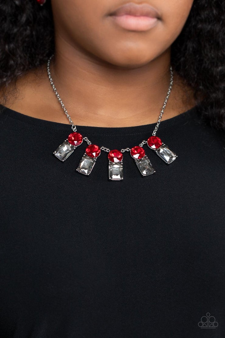 Celestial Royal (Red Necklace) by Paparazzi Accessories