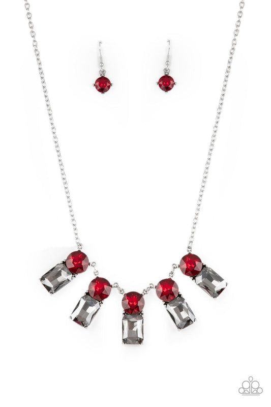 Celestial Royal (Red Necklace) by Paparazzi Accessories