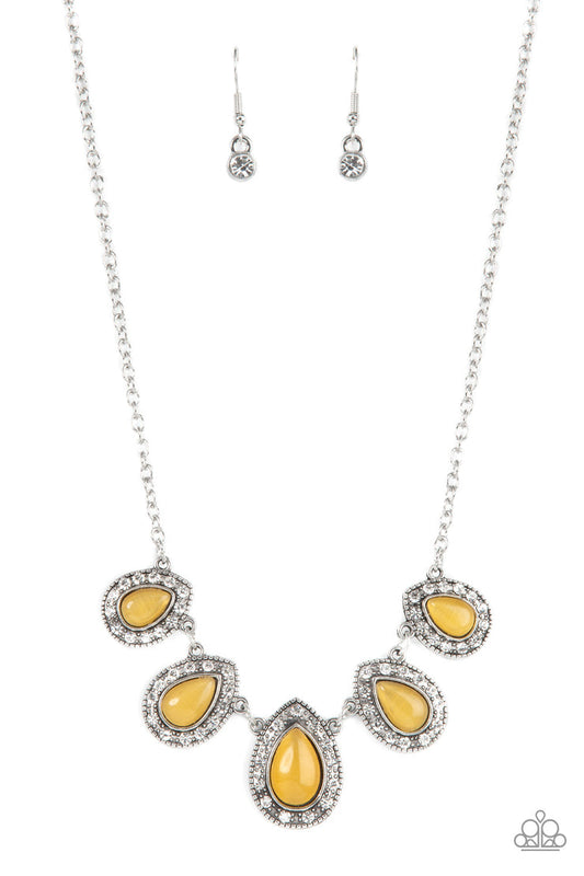 Everlasting Enchantment (Yellow Necklace) by Paparazzi Accessories