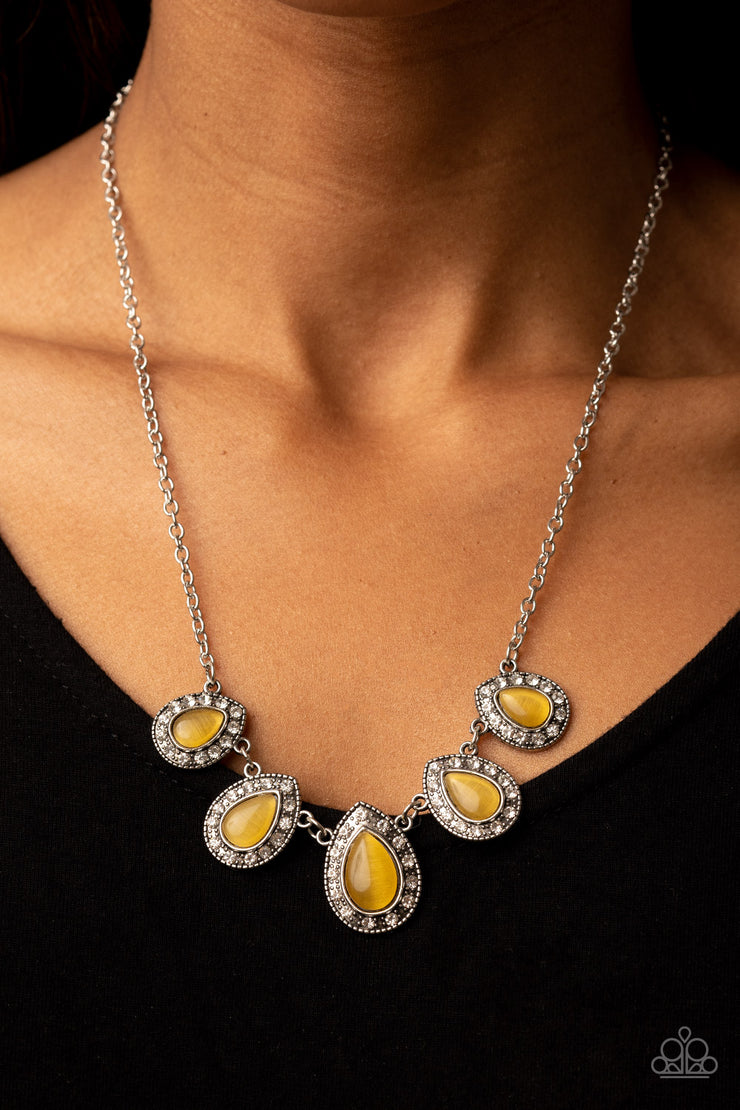 Everlasting Enchantment (Yellow Necklace) by Paparazzi Accessories