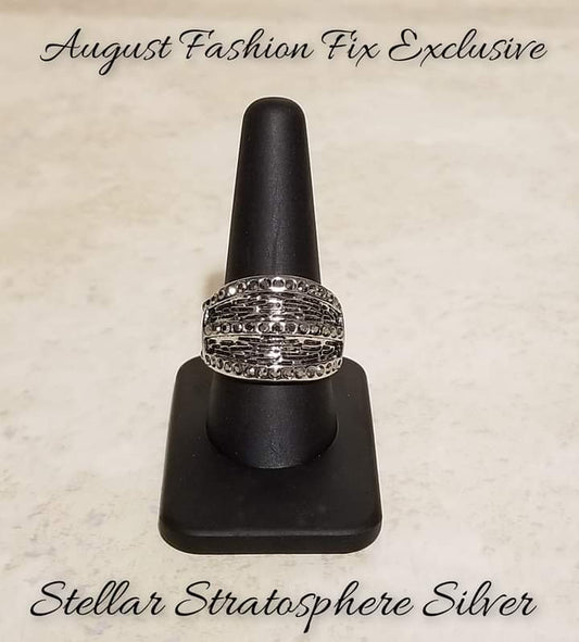 Stellar Stratosphere (Silver Ring) by Paparazzi Accessories