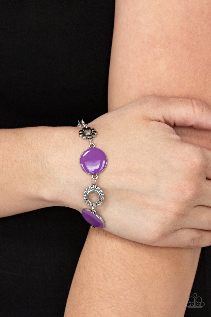 Garden Regalia (Purple Bracelet) by Paparazzi Accessories