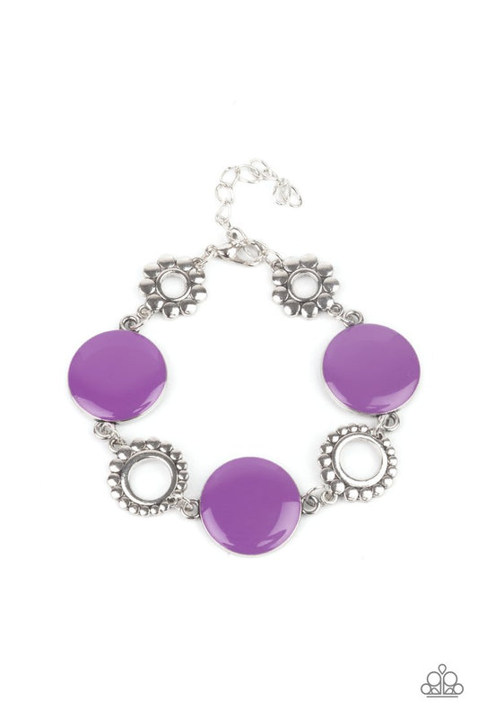 Garden Regalia (Purple Bracelet) by Paparazzi Accessories