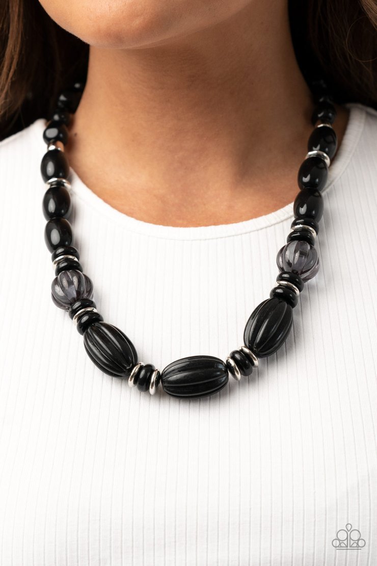 High Alert (Black Necklace) by Paparazzi Accessories