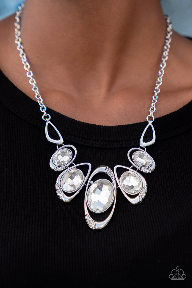 Hypnotic Twinkle (White Necklace) by Paparazzi Accessories