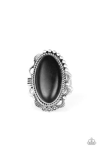 Open Range (Black Ring) by Paparazzi Accessories