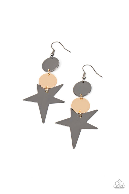 Star Bizarre (Multicolored Earrings) by Paparazzi Accessories