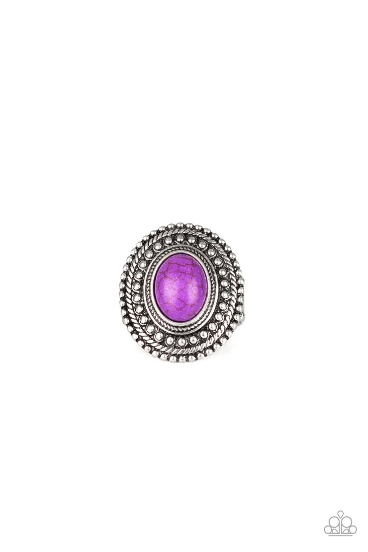 Terra Terrain (Purple Ring) by Paparazzi Accessories