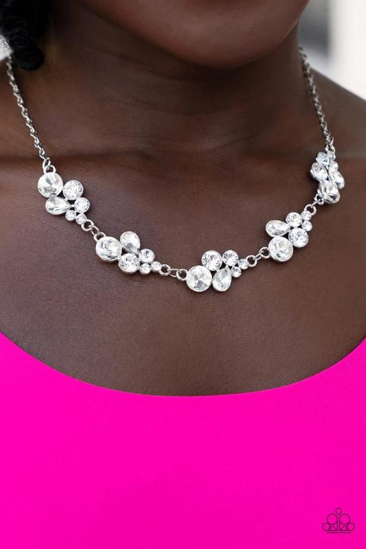 Wife Of The Party (White Necklace) by Paparazzi Accessories