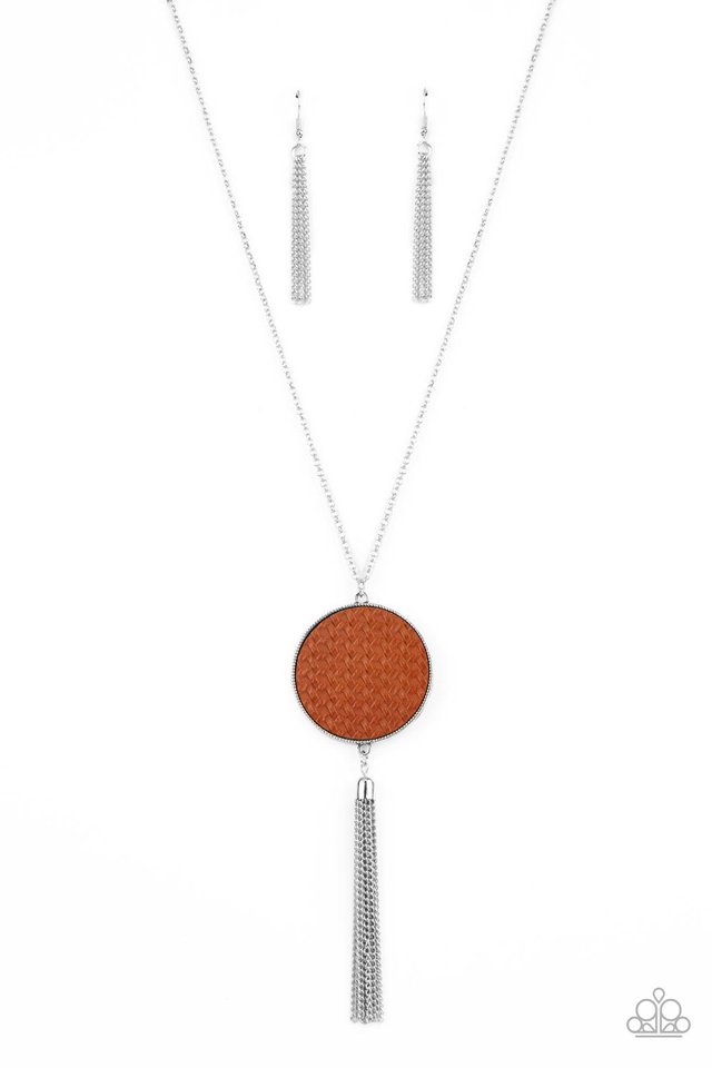 Wonderously Woven (Brown Necklace) by Paparazzi Accessories